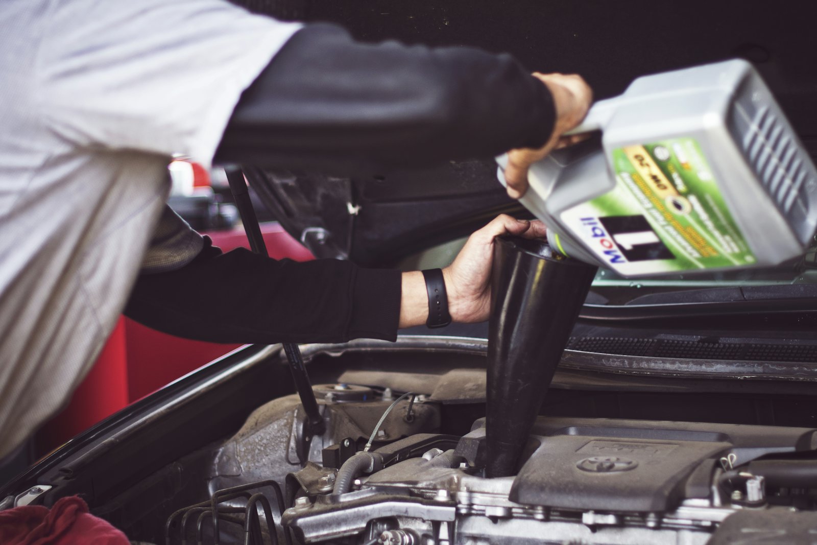 Oil change service